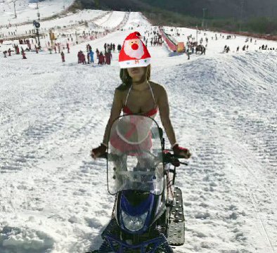 送北京滑雪場的保安崗亭